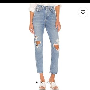 NWT Agolde Fen High Rise relaxed taper in Wander